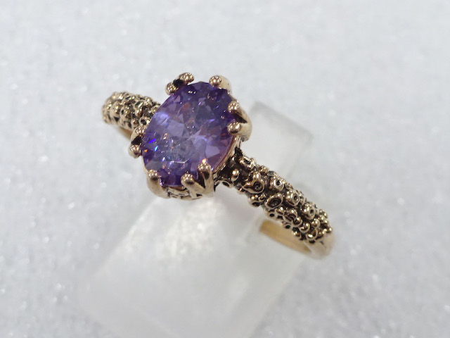 COLORED STONE FASHION RING / JP SIZE 20